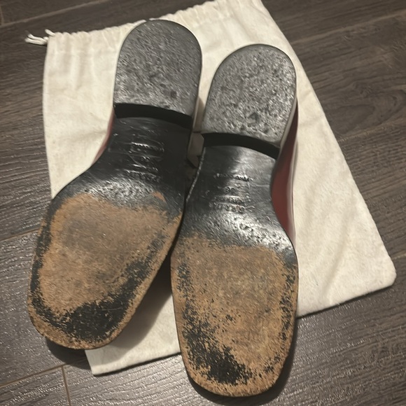 Prada - Red Patent Leather Loafers - Picture 4 of 4